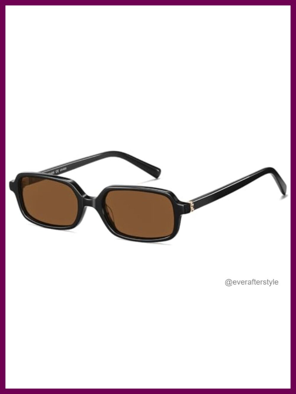Polarized Acetate Small Retro Sunglasses Rectangular Petite UV400